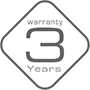 <b>3 Years Warranty:</b> 3 Jahre Garantie für Endverbraucher laut unseren Garantiebestimmungen