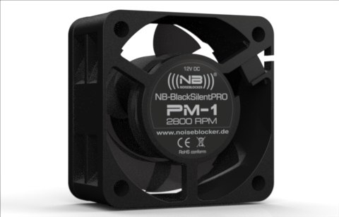 40x40x20mm Noiseblocker PM-2 BlackSilentPro Lüfter 