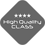 <b>High Quality Class:</b> Im Vergleich zu Standardprodukten überlegene Qualität. Bewährte und zuverlässige Technik und Qualität auf deutschem Qualitätsniveau.