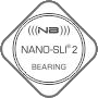 <b>Cojinete NB Nano SLI 2:</b> Cojinetes magnéticos invariables extremadamente silenciosos con lubricación mediante nanotecnología.